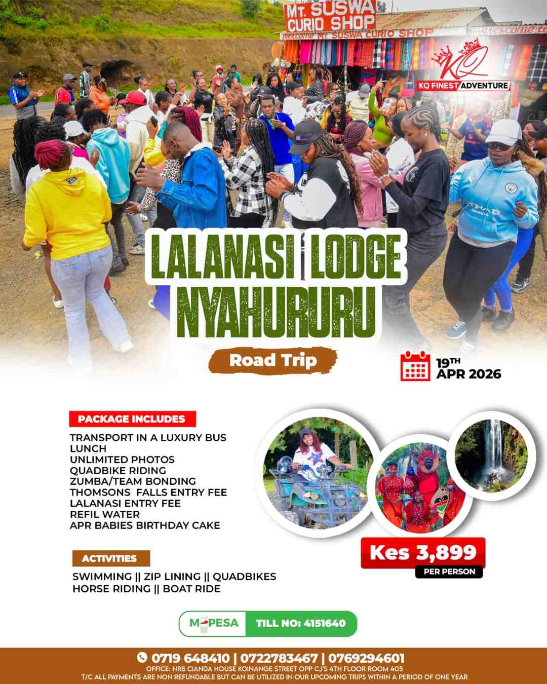 LALANASI LODGE NYAHURURU ROADTRIP